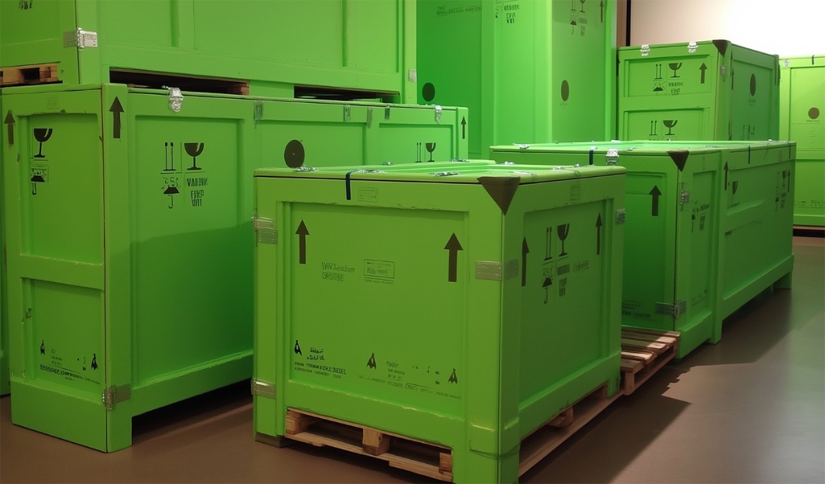 Custom crate built for fine art crating and transport