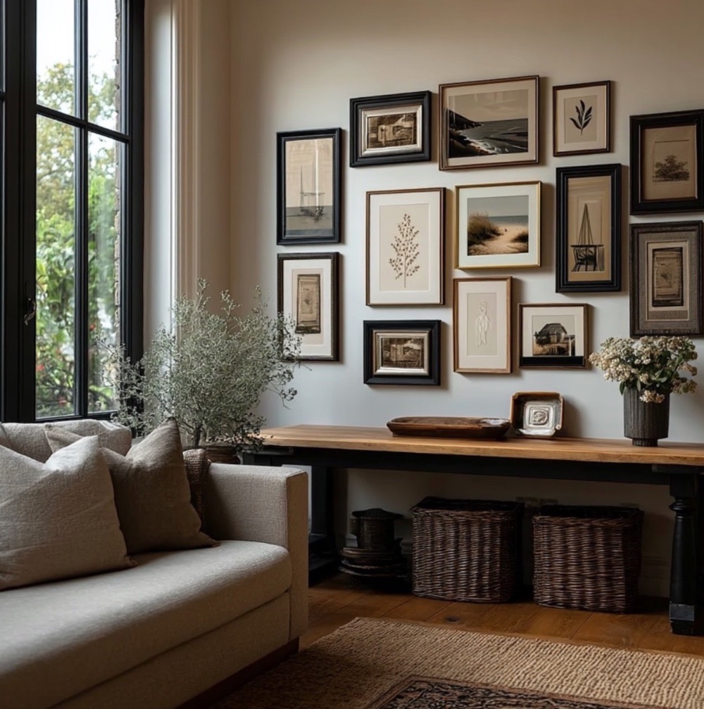 A furnished living space styled and set up